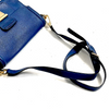 Miu Miu Italy Blue Leather Shoulder Bag