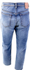 ACNE Studios Sweden. Blue Cotton Button Up Destroyed High Rise Jeans