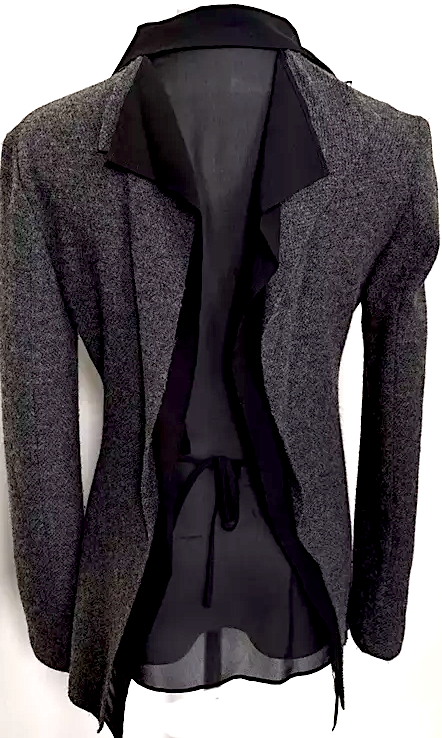 Yohji Yamamoto Japan, Silk, Angora, Wool Jacket And Blouse Combo.