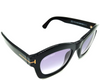 Tom Ford. Black Acetate Unisex Ltd. Edition Sunglasses TF431 01Z w/Case