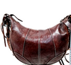 Dolce&Gabbana Italy.Brown Leather Shoulder Bag