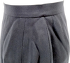 Chanel PARIS. Black Wool, Silk, Spandex Skirt