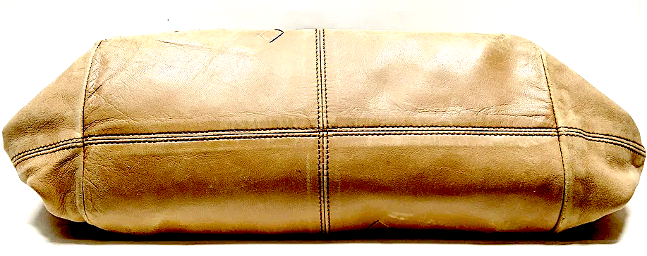 Bottega Veneta Italy Beige Lambskin Leather Shoulder Bag / Hand Bag