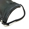 Gucci Italy. Tom Ford Era. Black Leather Minimalism Shoulder Bag