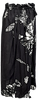 Yohji Yamamoto Japan. Y's. Drawstring Waist, Black, White, Green, Skirt