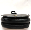 Valentino Garavani Italy. Black Leather Shoulder Bag