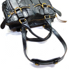 CHLOE PARIS. Black Leather Shoulder Bag / Hand Bag w/Crossbody Strap