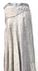 Marc Le Bihan Paris. Grey, Ribbon Waistband, Asymmetric Linen Skirt