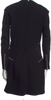 Comme des Garçons Japan. Black Wool Blend Mini Dress