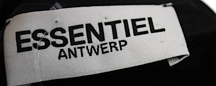 Essentiel Antwerp Belgium. Black Maxi Flare Skirt