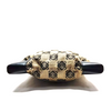 LOEWE Madrid. Brown Canvas and Leather Anagram Logo Shoulder Bag w/Long Strap