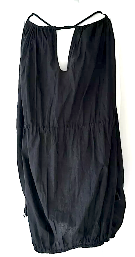 Ivan Grundahl Copenhagen 100% Black Cotton Dress