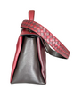 Bottega Veneta Italy. Piazza Tri-Color Leather Top Handle Woven Strap Crossbody Shoulder Bag