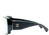 Chanel Paris. SUPER RARE Black Unisex Sunglasses 71267 SO167 w/Soft Quilted Chanel Case