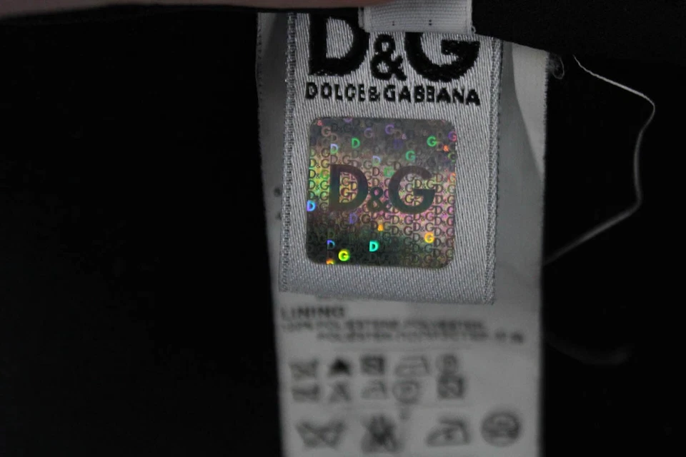 Dolce and Gabbana Italy. D&G Black Wool Long Sleeve Button Blazer Jacket