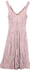 Ghost London UK.  Tanya Sarne. Pink Viscose with Cotton, Polyester A-Line Midi Dress