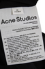 ACNE Studios Sweden. Black Viscose Blend Scoop Neck Sleeveless Corset Close Dress
