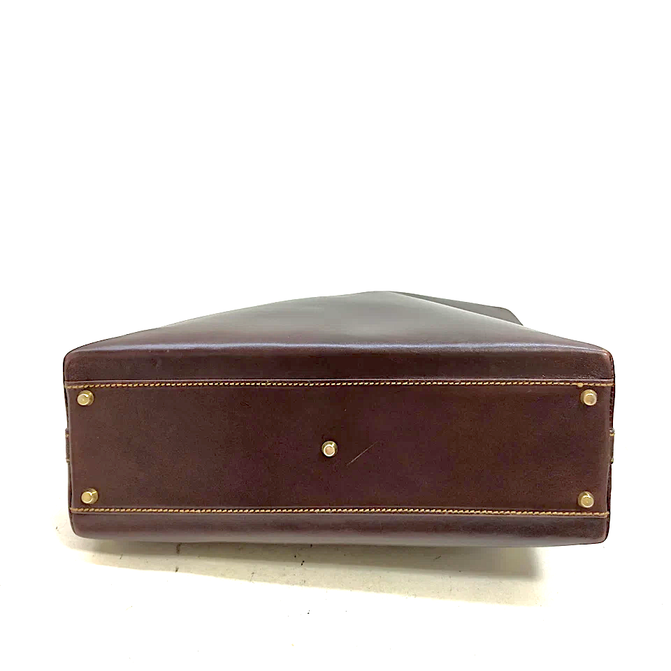 Fendi Italy. Brown Leather Shoulder Bag / Hand Bag