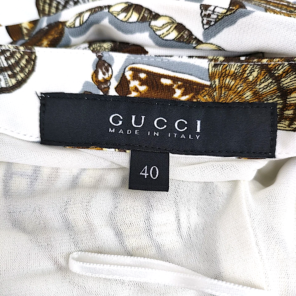 Gucci Italy. Rayon, Acetate, Nylon Skirt
