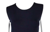 STELLA McCARTNEY UK. 2016 Collection Midnight Blue Wool Blend Knit Asymmetric Zip Sheath Dress