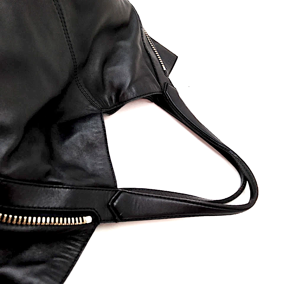 Givenchy Paris. Black Leather Shoulder Bag