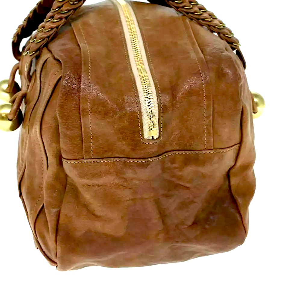 Chloe Paris. Brown Leather Shoulderbag / Handbag