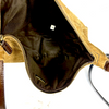 MIU MIU ITALY. Vintage Brown Suede Leather Shoulder / Crossbody Bag