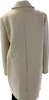 Chloe Paris. Pale Beige Wool Button Down Long Sleeves Coat