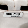 Miu Miu Italy. Nude Silk Tie Top