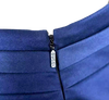 Gucci Italy. Vintage Tom Ford Bamboo Detail Pencil Navy Cotton Stretch Twill Skirt