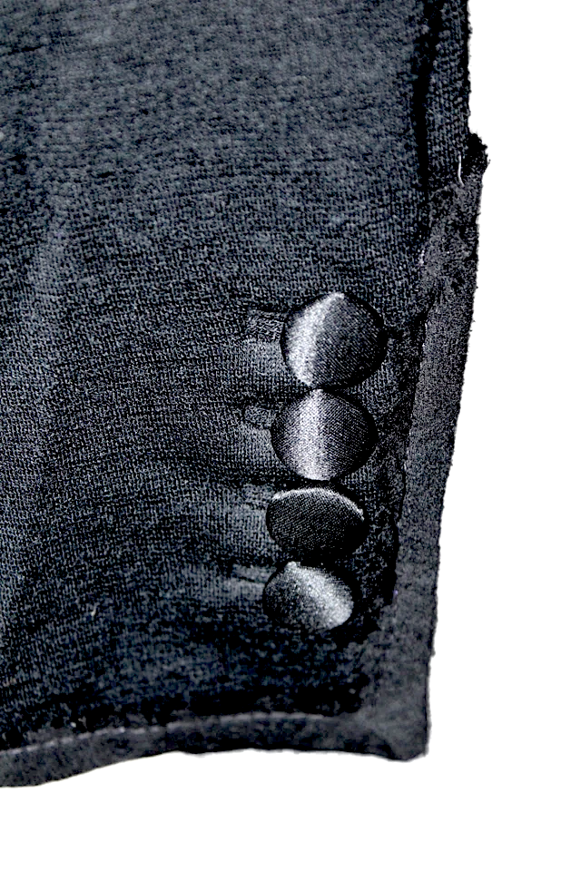 Lanvin Paris. Black Wool Two Button Lightweight Jacket