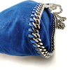 Stella McCartney UK. Blue Rare Color Faux Vegan Leather Shoulder Bag