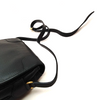 Valentino Garavani Italy. Black Leather Shoulder Bag