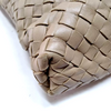 Bottega Veneta Italy. Light Brown/Tan Intrecciato Long Strap Shoulder Bag Crossbody Bag