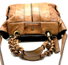 Chloe Paris. Chestnut Lambskin Glazed Leather Satchel Handbag / Shoulder Bag w/Long Strap