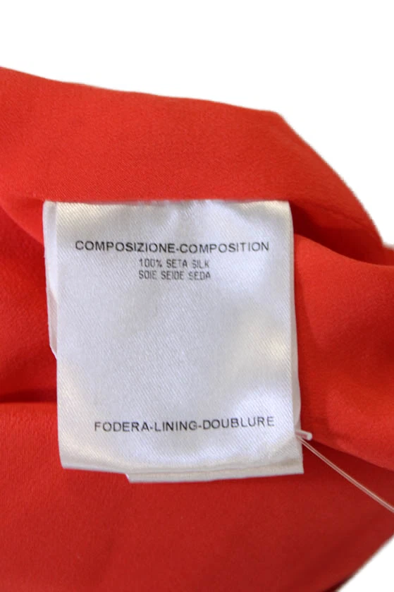 Gucci Italy. Multi Colored Tiered Silk Sleeveless Knee Length Dress