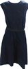 Lanvin/Acne Studios Collab. Blue Dark Wash Denim Sleeveless A-line Shift Dress