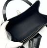 Chloe Paris. Black Leather Handbag Shoulderbag / Handbag Silver Hardware