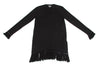 Comme des Garcons Japan. JUNYA WATANABE. Black Fringe Knit Sweater