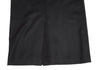 HOMMA JAPAN. Black Wool Gabardine Switching Design Skirt