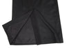 HOMMA JAPAN. Black Wool Gabardine Switching Design Skirt