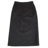 HOMMA JAPAN. Black Wool Gabardine Switching Design Skirt