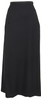 HOMMA Japan. Black Wool Gabardine Switching Design Long Skirt