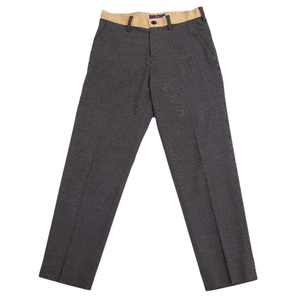 YOHJI YAMAMOTO JAPAN. Y's Waist Switching Grey Pants