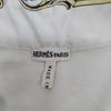 Hermes Paris. Vintage Silk, Cotton, Printed Multi-Color Top