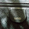 Gucci Italy. Black Suede/Leather Bamboo Handles Crossbody / Hand Bag