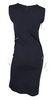 STELLA McCARTNEY UK. 2016 Collection Midnight Blue Wool Blend Knit Asymmetric Zip Sheath Dress