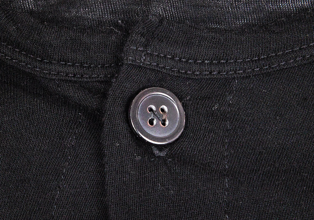 YOHJI YAMAMOTO JAPAN. Y's Black Buttons Cotton Cardigan