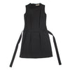 Balenciaga Paris. 10 Corso Como. Black Tuck Design Sleeveless Dress