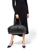 Lanvin Paris. NEW. NWOT. Black Leather Shoulder Bag